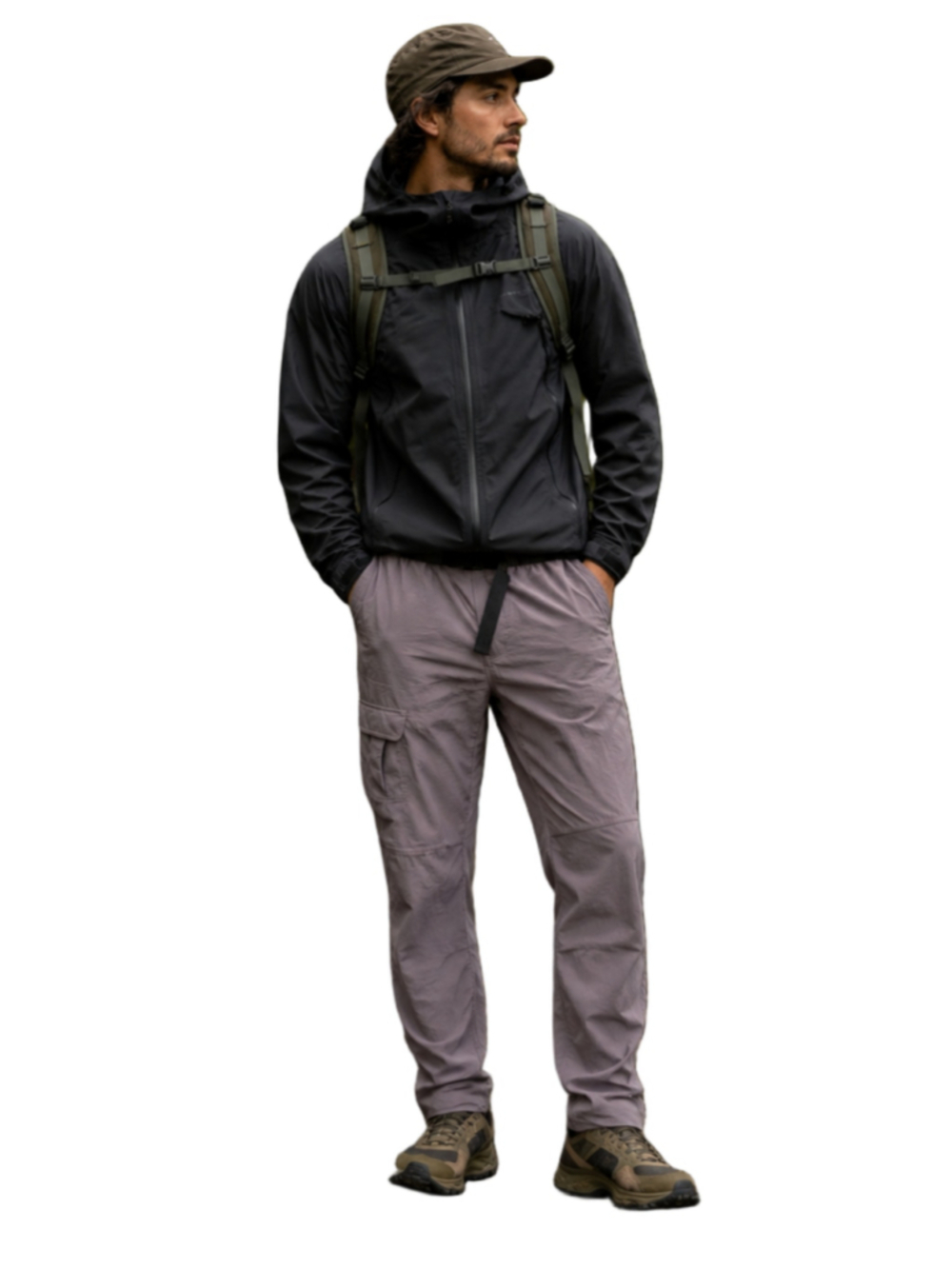 EMS Eastern Mountain Sports Grey Utility Hiking Cargo Pants Men’s L